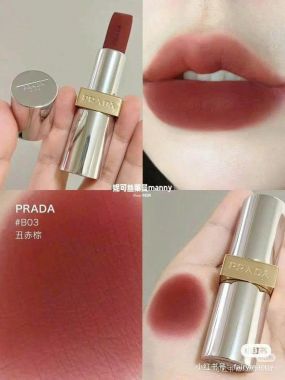 Son Prada Monochrome Hyper Matte lipstick - B03 Đỏ Nâu Gỗ