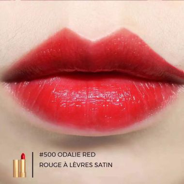 Son Gucci Rouge À Lèvres Satin Lipstick Màu 500 Odalie Red