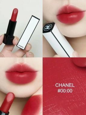 Son Chanel Rouge Allure Velvet Nuit Blanche 00:00 màu đỏ hồng