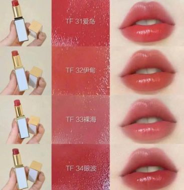 Son Tom Ford Soleil Ultra‑Shine Lip Color 34 Rose Irisé – Màu hồng ánh ngọc trai