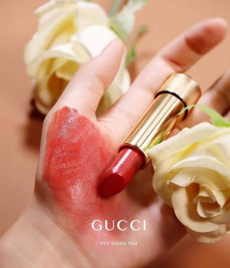 Gucci Rouge À Lèvres Satin Lipstick -25 Goldie red