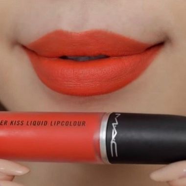 Son Kem Mac Powder Kiss Liquid Lipcolour – 992 Resort Season cam tươi