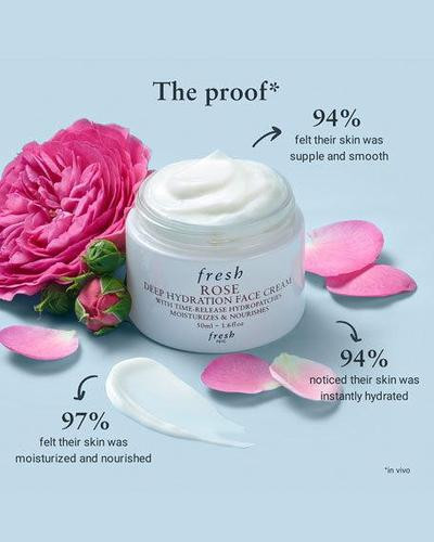Kem Dưỡng Fresh Rose Deep Hydration Face Cream 30ml unbox