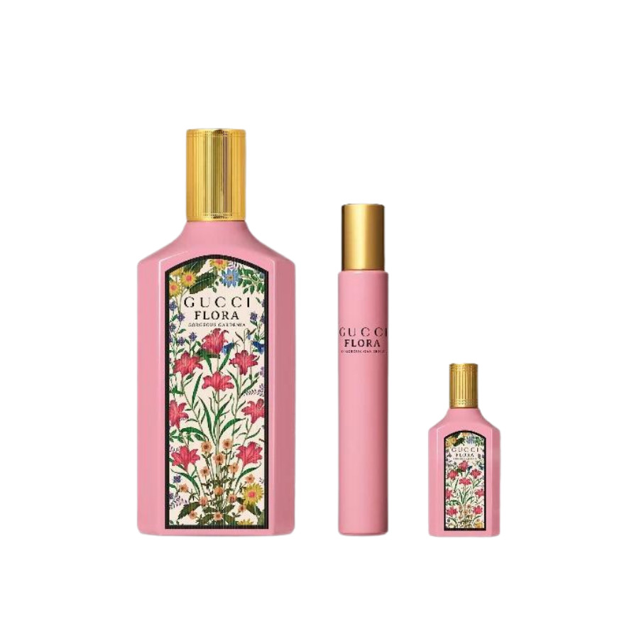 Set Gucci Flora Gorgeous Gardenia Eau de Parfum 3pcs