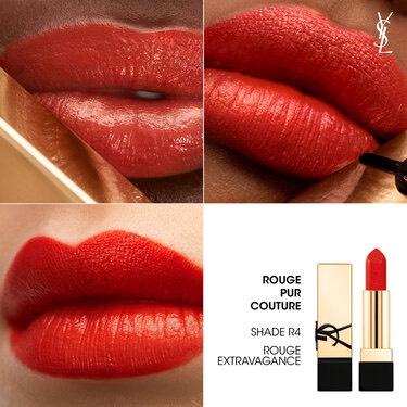 Son YSL Yves Saint Laurent Rouge Pur Couture Lipstick màu R4 (đỏ cam)