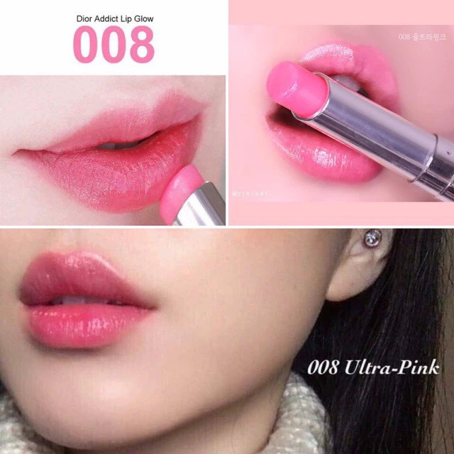 Son dưỡng Dior Addict Lip Glow 008 Ultra-Pink