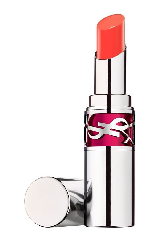 Son YSL Rouge Volupte Candy Glaze 12 Coral Excitement