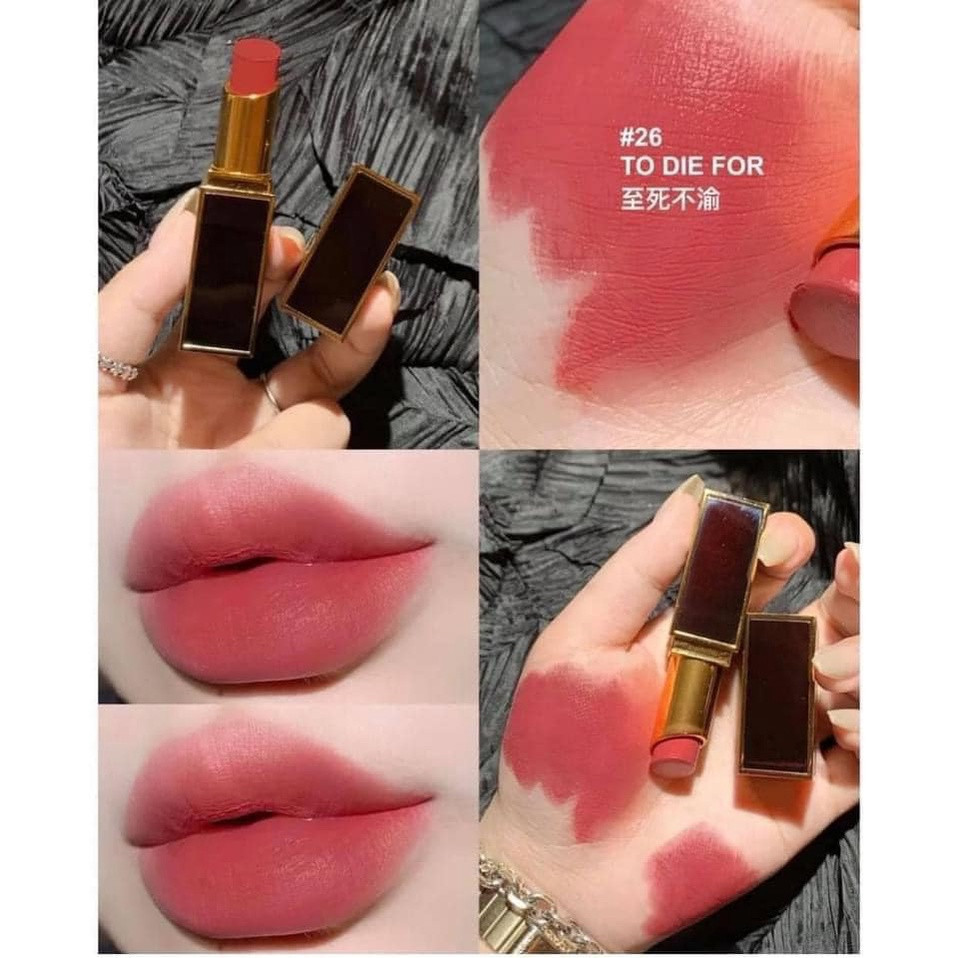 Son Tom Ford Lip Color Satin Matte 26 To Die For Màu Hồng Đất